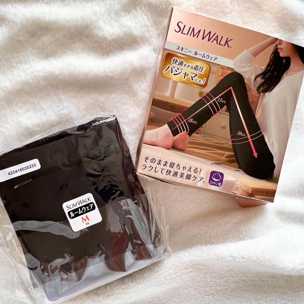 スキニールームウェア/SLIMWALK/着圧ソックス・レギンスを使ったクチコミ（2枚目）