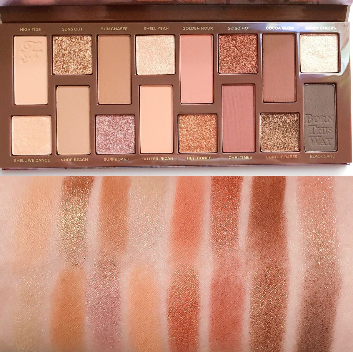 ボーンディスウェイ サンセット ストリップ アイシャドウ パレット/Too Faced/アイシャドウパレットを使ったクチコミ(4枚目)