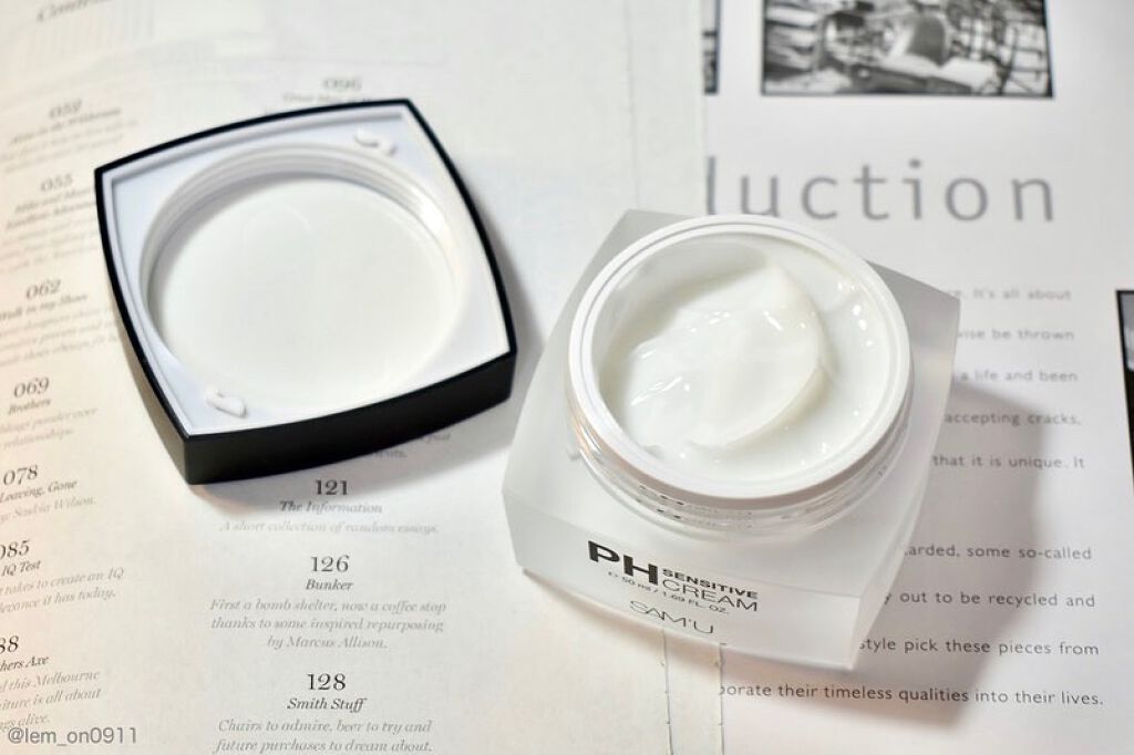 サミュ PHセンシティブクリーム/SAM'U/フェイスクリームを使ったクチコミ（3枚目）