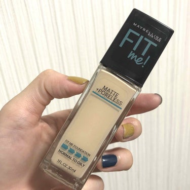 フィットミーリキッドファンデーション/MAYBELLINE NEW YORK/リキッドファンデーションを使ったクチコミ（1枚目）