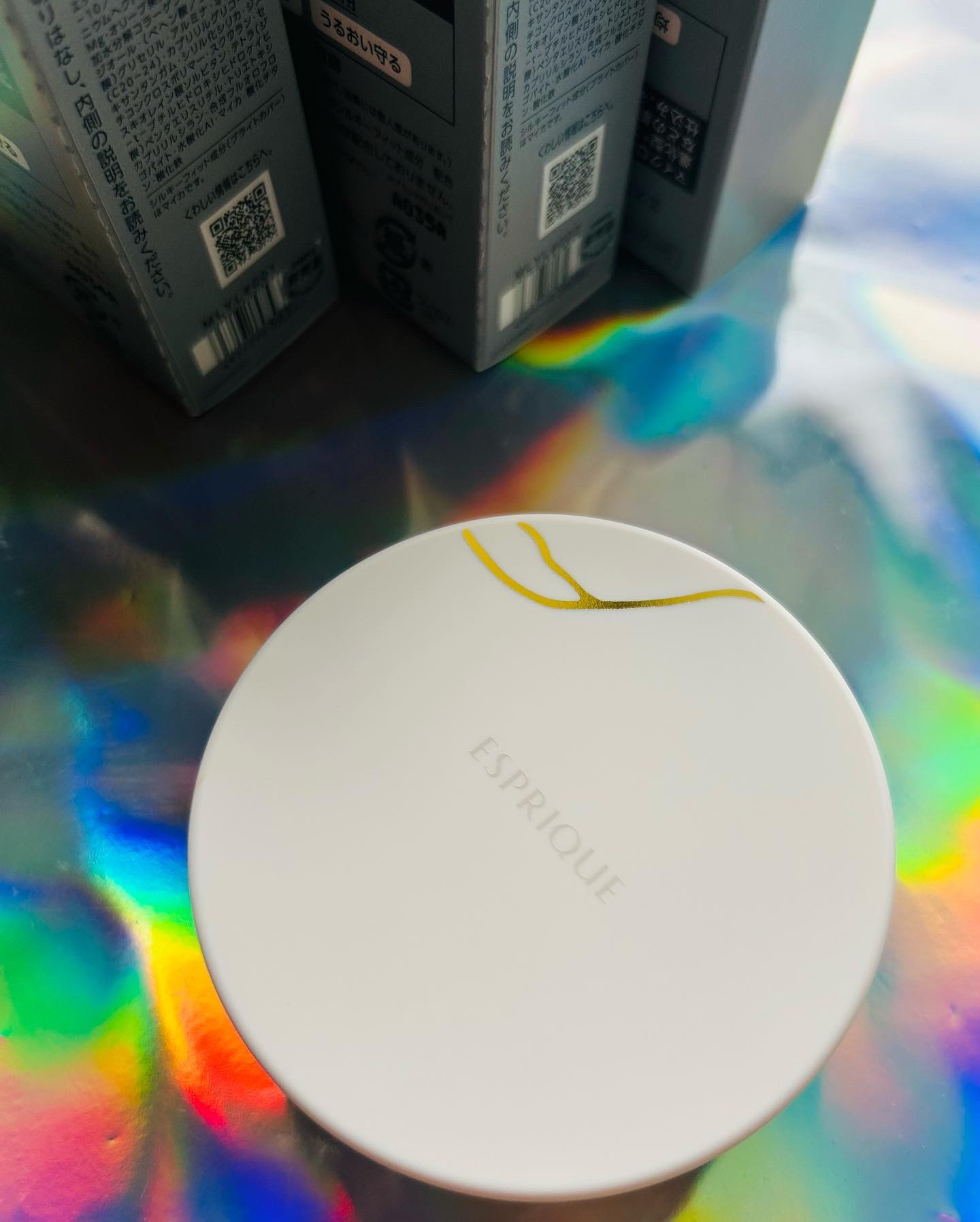 アクアリースキンウェア 02 ナチュラルベージュ/ESPRIQUE/クッションファンデーションを使ったクチコミ（2枚目）