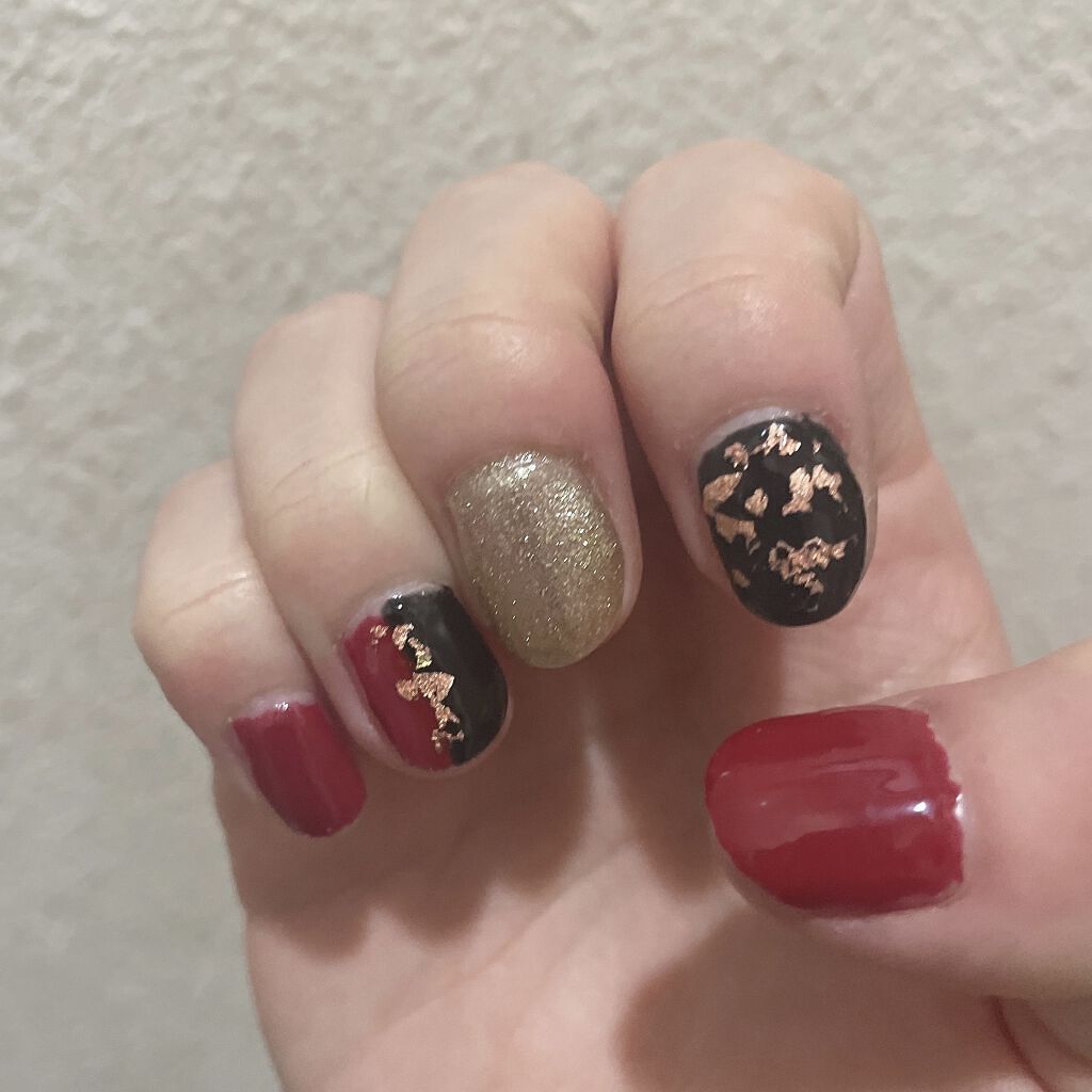 ジェルネイル（ライト対応）/セリア/ジェルネイルを使ったクチコミ（3枚目）