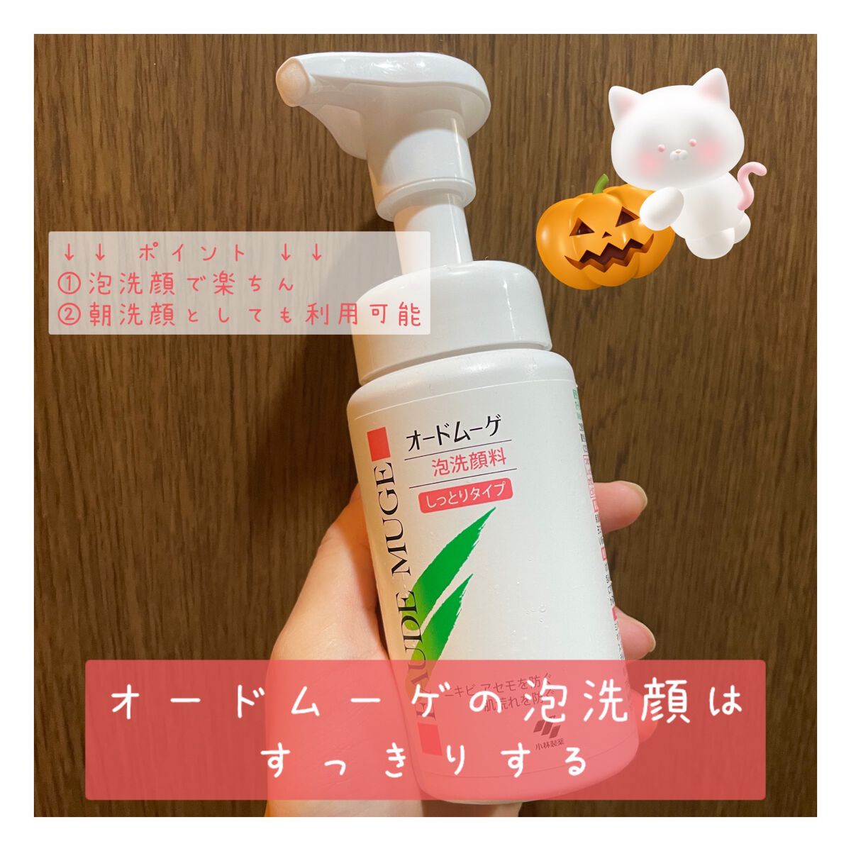 【オードムーゲの泡洗顔は洗い上がりスッキリする】
朝洗顔する時に、わざわざ泡立てるのが大変なので、泡洗顔を使うようになりました。
洗い上がりはスッキリしますが、やや乾燥しちゃう印象

✼••┈┈••✼••┈┈••✼••┈┈••✼••┈┈••