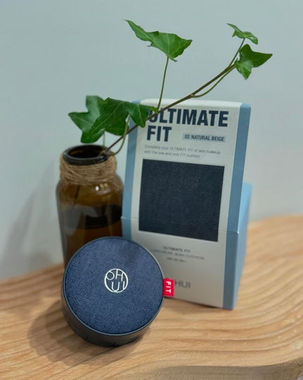 アルティメットフィット ロングウェアデニムクッション/OHUI/クッションファンデーションを使ったクチコミ(2枚目)