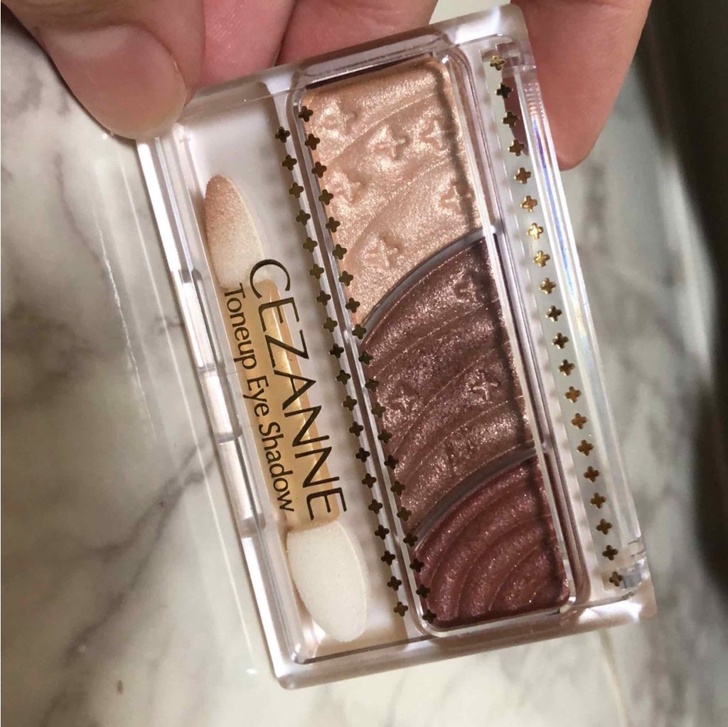 トーンアップアイシャドウ/CEZANNE/アイシャドウパレットを使ったクチコミ(1枚目)