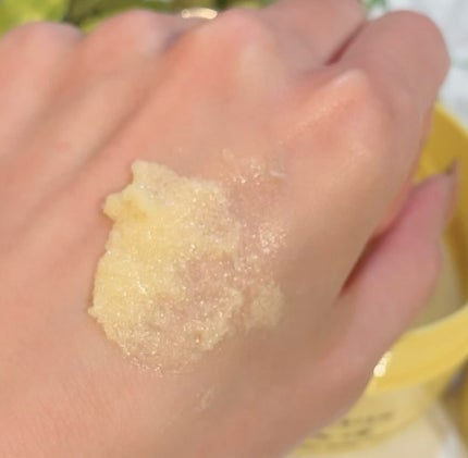 Q+Me スウィートボムタラソスクラブレモンティーの香り/AGARISM/バスト・ヒップケアを使ったクチコミ(4枚目)