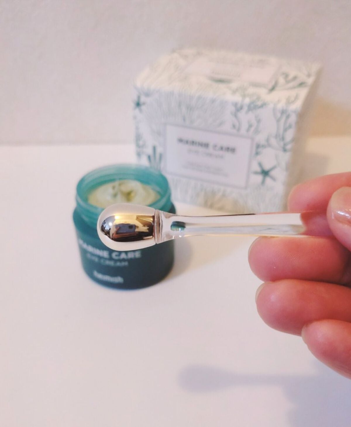 Marine Care Eye Cream /heimish/アイケア・アイクリームを使ったクチコミ(5枚目)