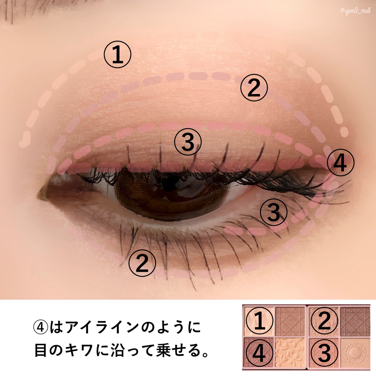 プティパレットアイズ(マットタイプ)/キャンメイク/パウダーアイシャドウを使ったクチコミ(5枚目)