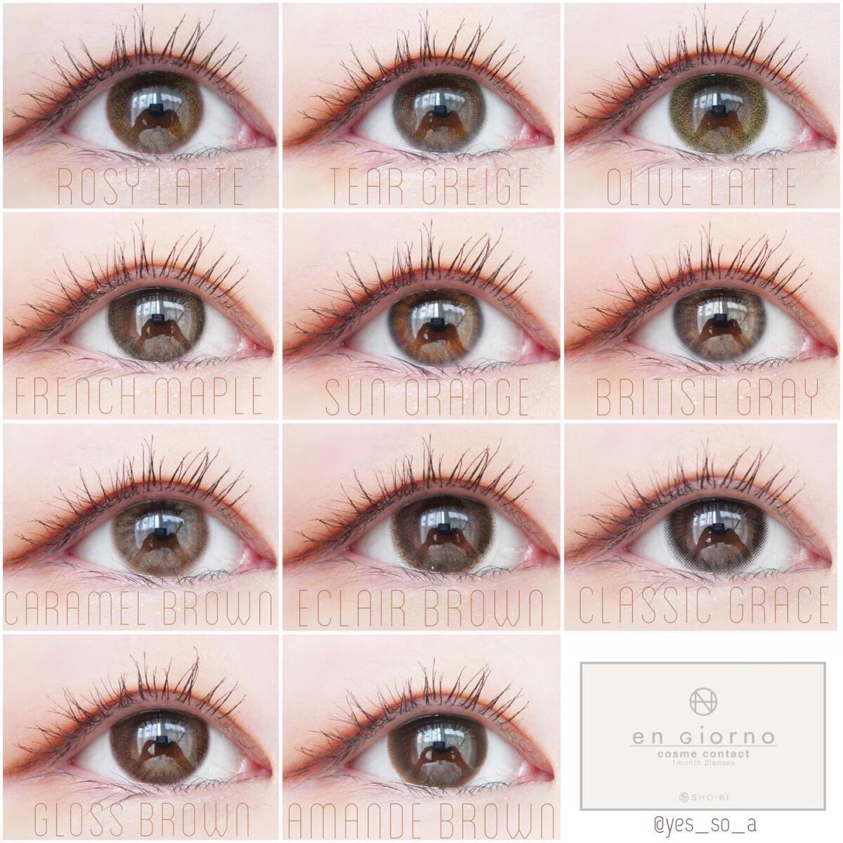 アンジョルノ/en Giorno/カラーコンタクトレンズを使ったクチコミ(1枚目)