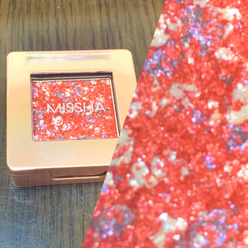 グリッタープリズム シャドウ/MISSHA/グリッターを使ったクチコミ（1枚目）