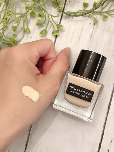 アンリミテッド グロー フルイド 584/shu uemura/リキッドファンデーションを使ったクチコミ（3枚目）