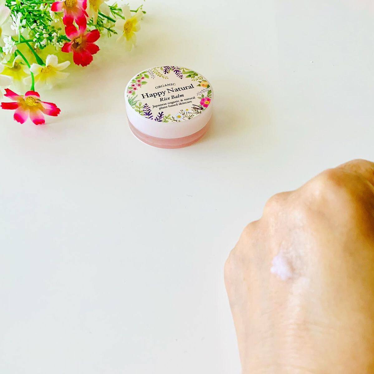 ボタニカル オーガニックライスバーム/ハッピーナチュラル/フェイスバームを使ったクチコミ（3枚目）