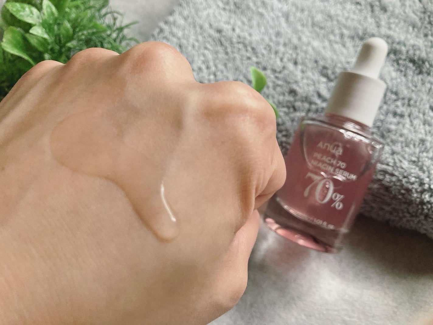 桃70%ナイアシンセラム/Anua/美容液を使ったクチコミ(3枚目)