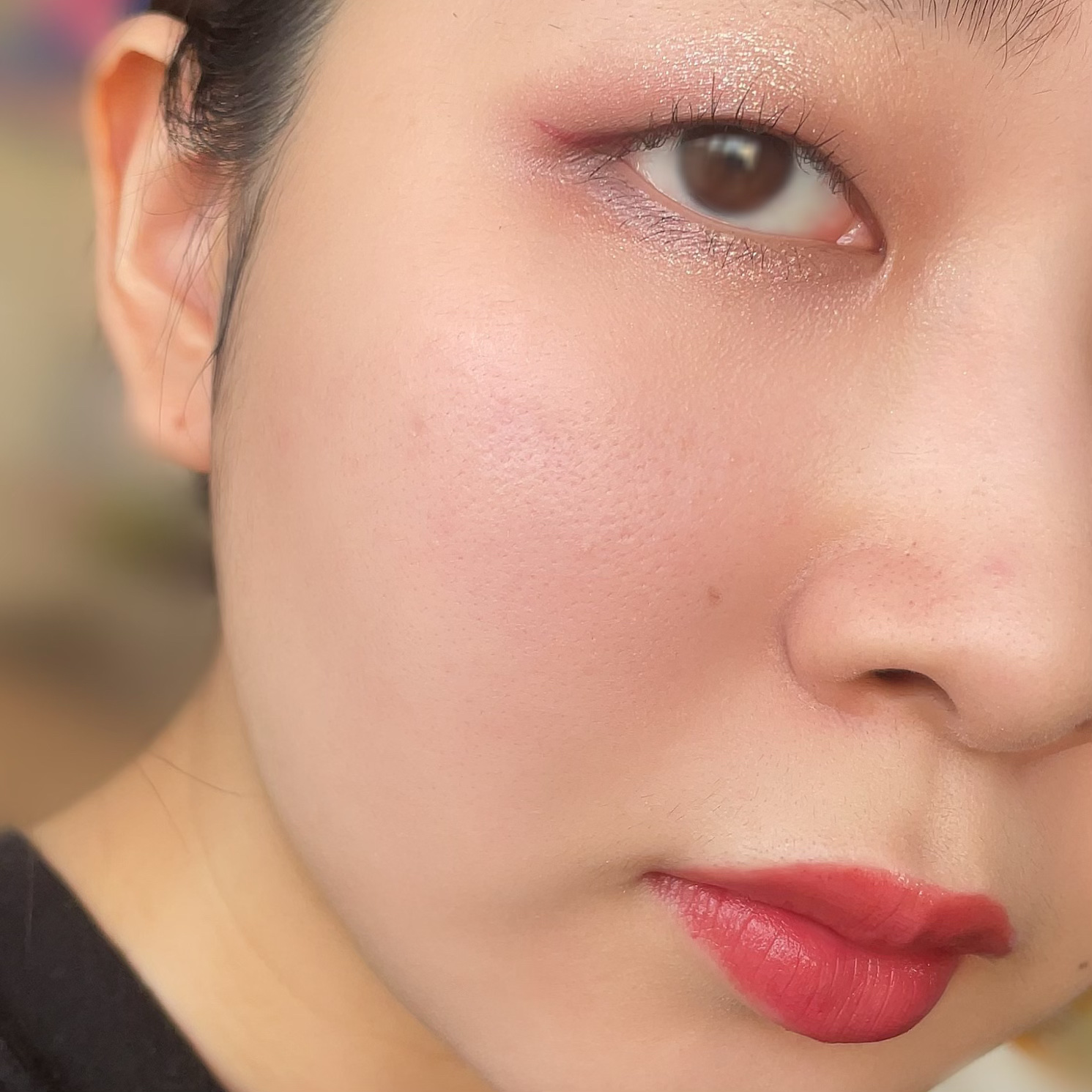 ウォータリーリップティント マット 06 ベリーブラウン/ミゼルエディ/リップティントを使ったクチコミ（2枚目）