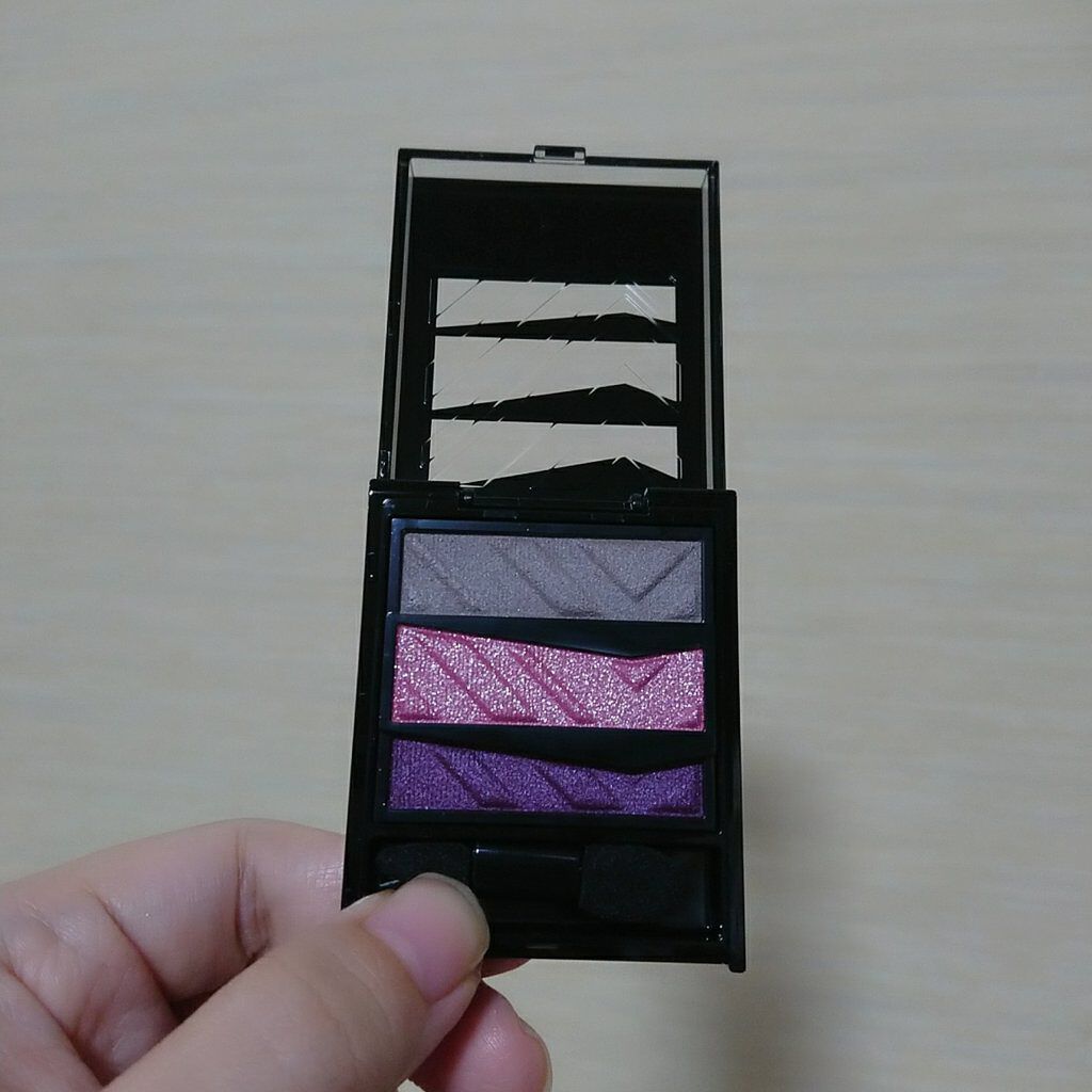 パーツリサイズシャドウ PU-1 グレイッシュパープル/KATE/アイシャドウパレットを使ったクチコミ（3枚目）