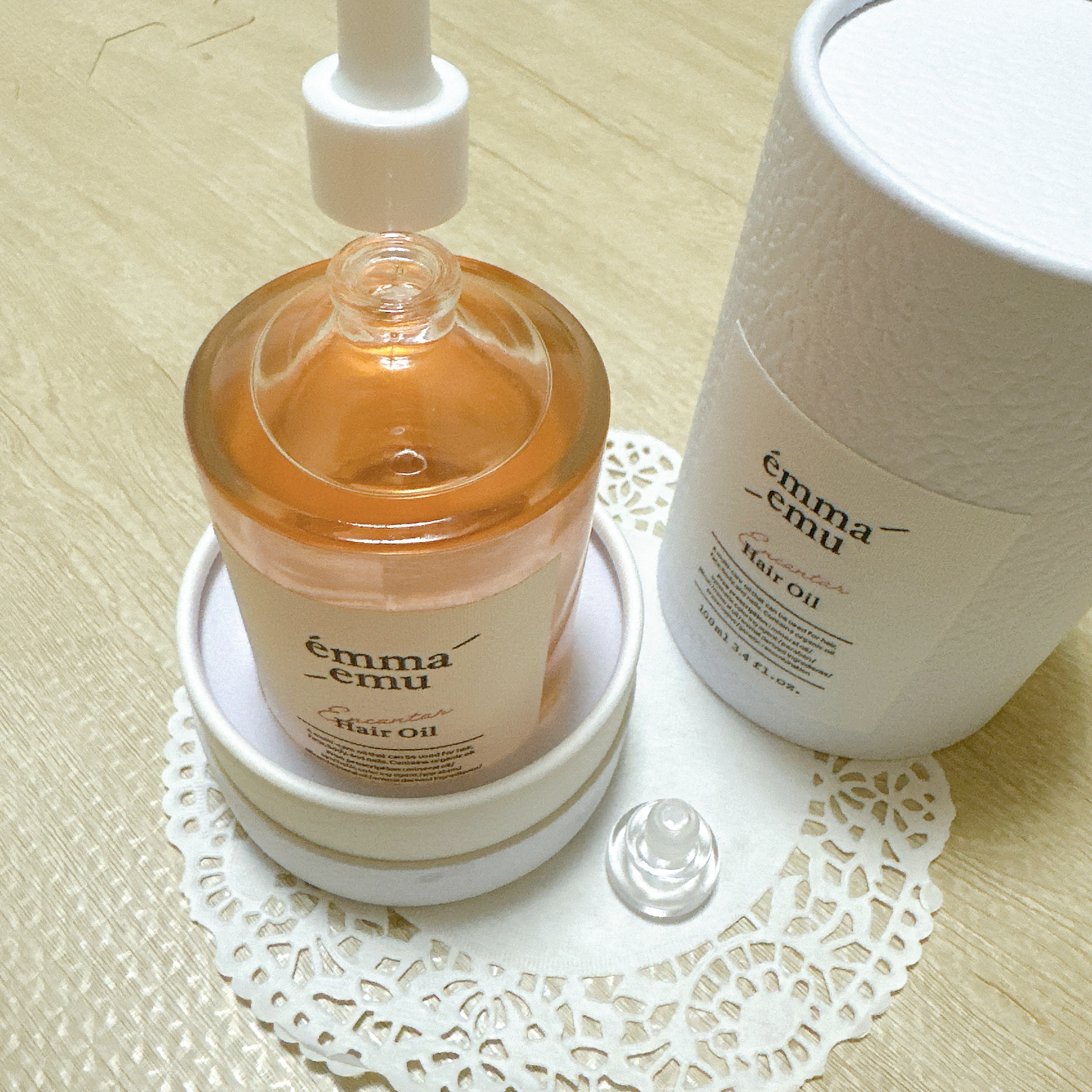 エンカンタールヘアオイル ピオニー＆ムスク/emma emu/ヘアオイルを使ったクチコミ（3枚目）