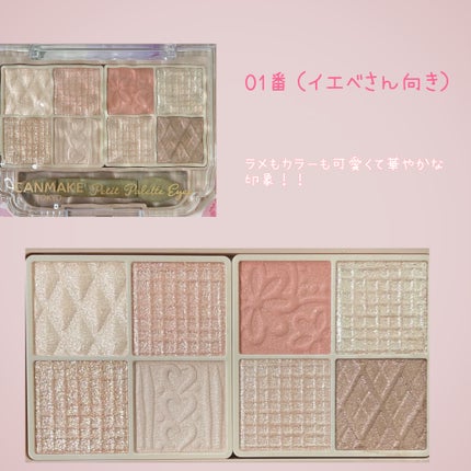 プティパレットアイズ/キャンメイク/パウダーアイシャドウを使ったクチコミ(3枚目)