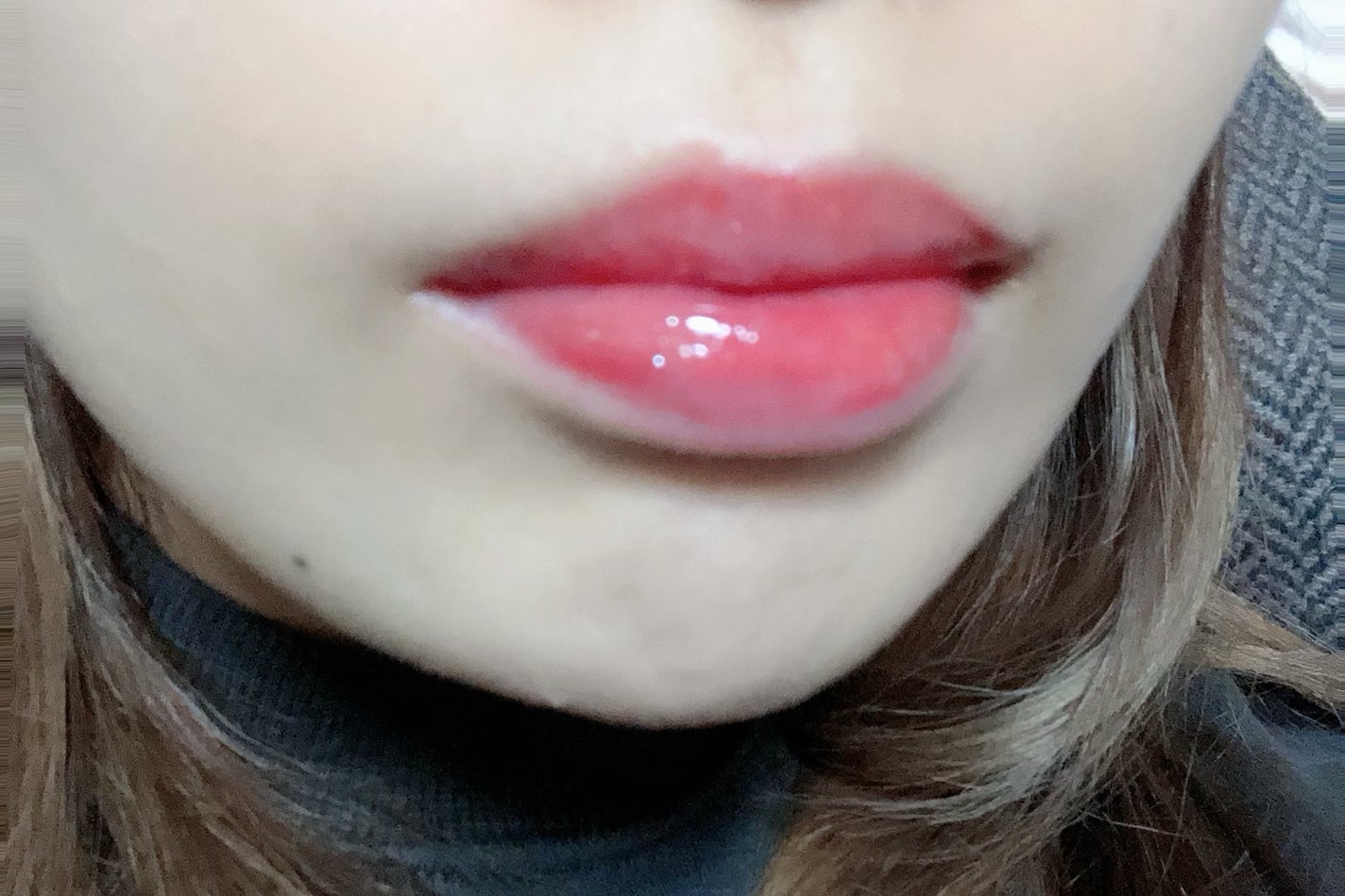 アンドバイロムアンド グラッシーボムティント/&nd by rom&nd/リップティントを使ったクチコミ(4枚目)