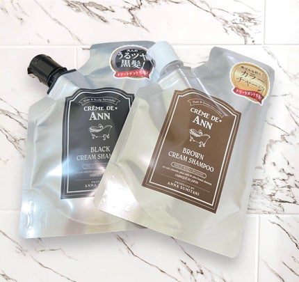 ブラッククリームシャンプー/creme de Ann/市販シャンプーを使ったクチコミ(2枚目)