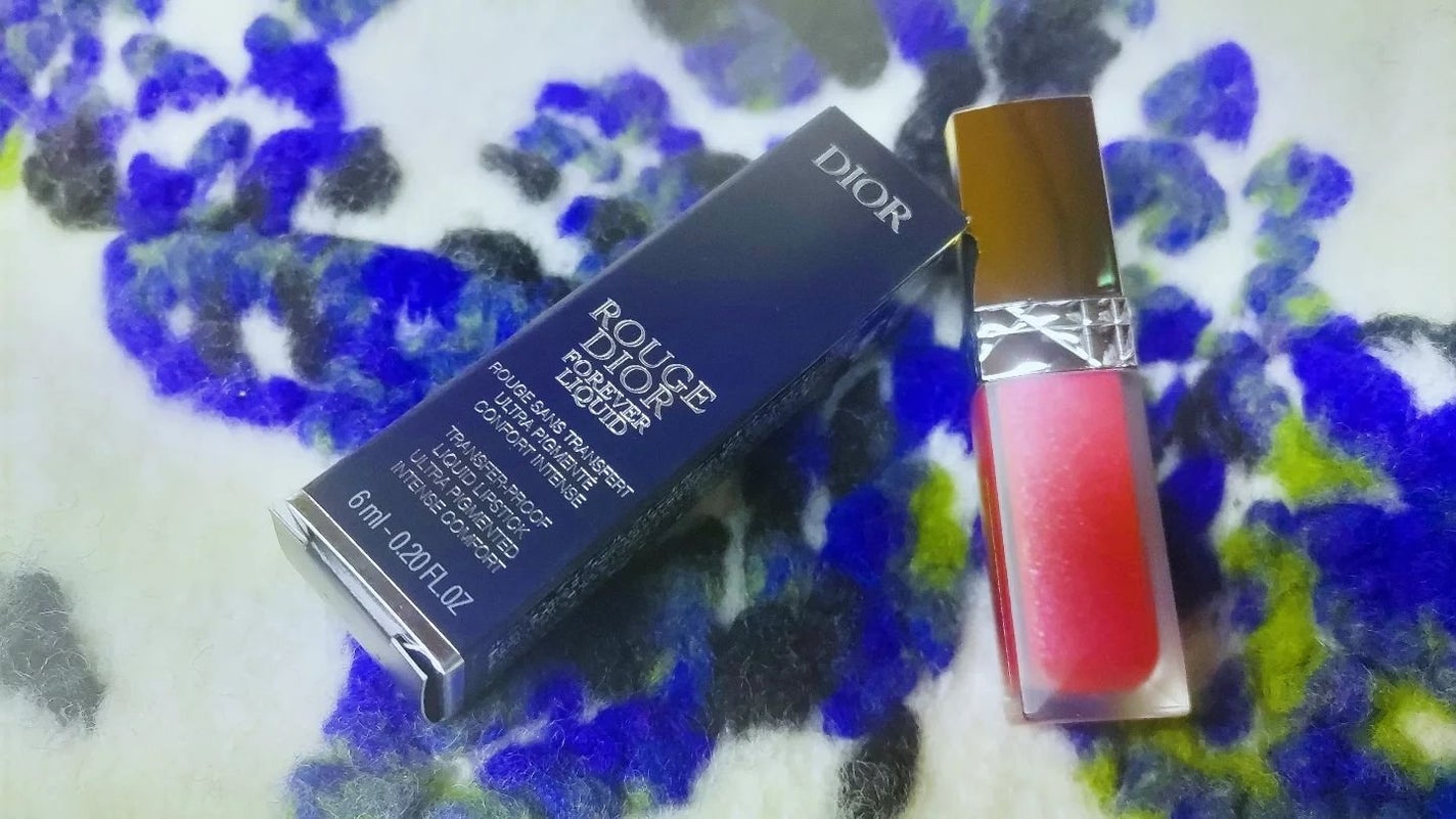 ルージュ ディオール フォーエヴァー リキッド シークイン(クリスマス コレクション 2024 限定品)/Dior/口紅・グロス・リップライナー・リップケアを使ったクチコミ(1枚目)