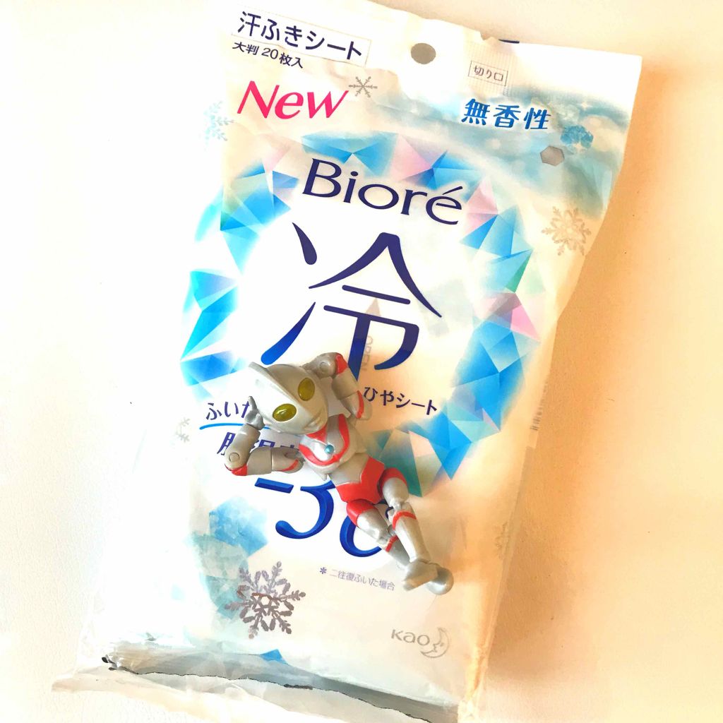 冷シート 無香性/ビオレ/ボディシートを使ったクチコミ（1枚目）