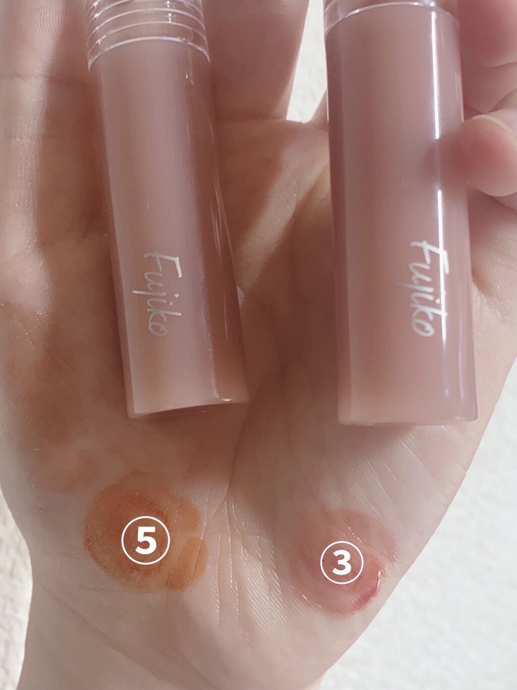 ニュアンスラップティント/Fujiko/リップティントを使ったクチコミ（2枚目）