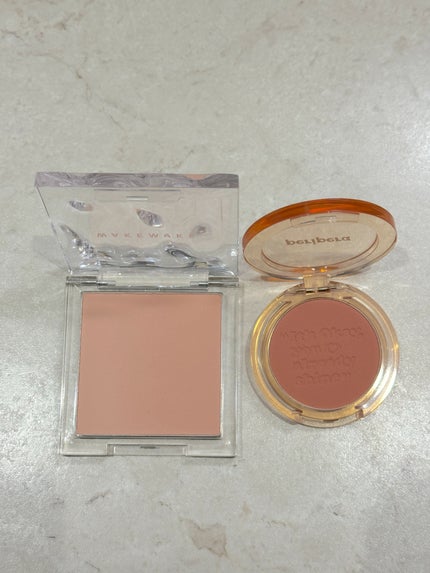 ミックスブラーリングボリュームブラッシャー/wakemake/パウダーチークを使ったクチコミ(2枚目)