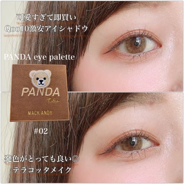 ごんす@YouTube始めました on LIPS 「《PANDAeyepalette》Qoo10で888円で買った..」（1枚目）