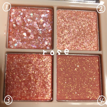 TWINKLE POP Pearl Flex Glitter Eye Palette/CLIO/アイシャドウパレットを使ったクチコミ（3枚目）