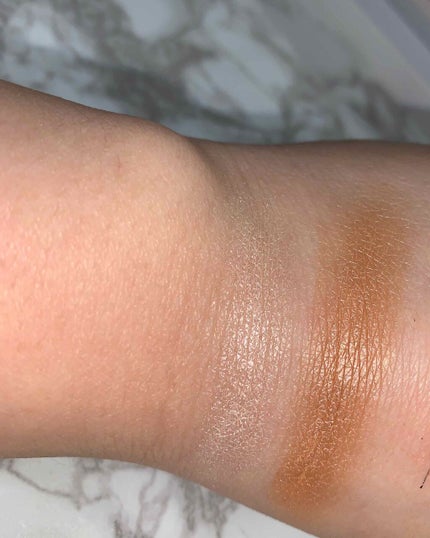 ベイクド ハイライター & ブラッシュ/e.l.f. Cosmetics/パウダーハイライトを使ったクチコミ(3枚目)