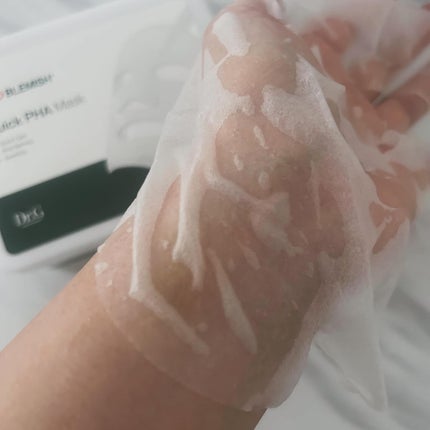 レッドブレミッシュクイックPHAシートマスク/Dr.G/シートマスク・パックを使ったクチコミ(5枚目)