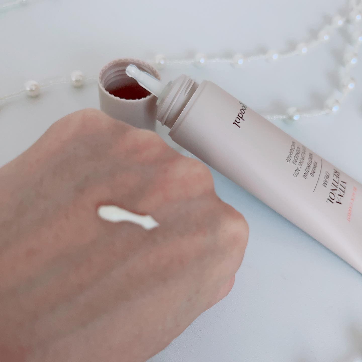 黒にんじんビタAレチノール弾力クリーム/goodal/フェイスクリームを使ったクチコミ（3枚目）