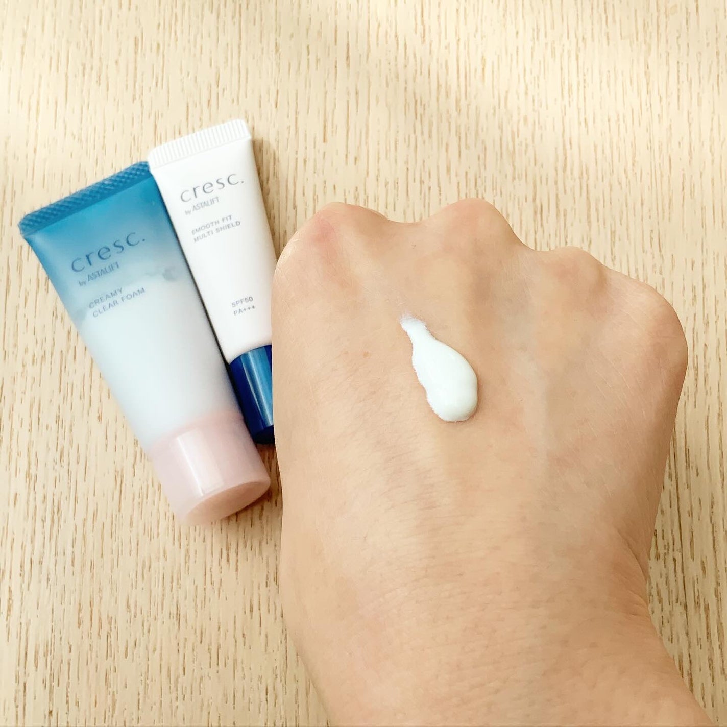 スムースフィット マルチシールド/cresc. by ASTALIFT/化粧下地を使ったクチコミ(4枚目)