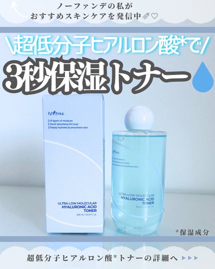 超低分子ヒアルロン酸トナー/Isntree/化粧水を使ったクチコミ(1枚目)