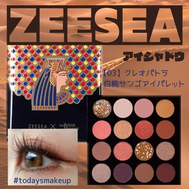 大英博物館 エジプトシリーズ アイシャドウパレット/ZEESEA/パウダーアイシャドウを使ったクチコミ（1枚目）