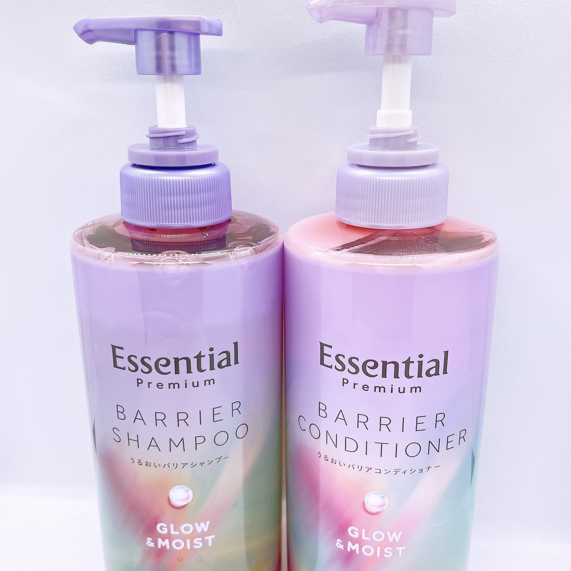 エッセンシャル プレミアム うるおいバリアシャンプー/コンディショナー グロウ＆モイスト/エッセンシャル/市販シャンプーを使ったクチコミ（1枚目）