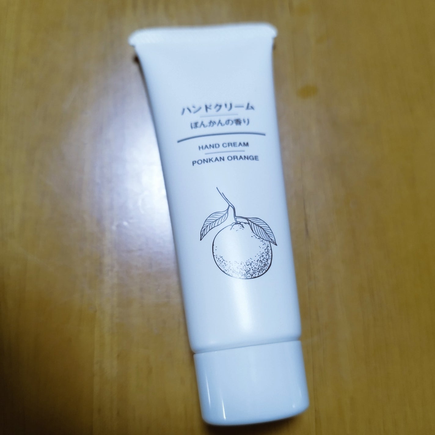 ハンドクリーム ぽんかんの香り/無印良品/ハンドクリームを使ったクチコミ(2枚目)