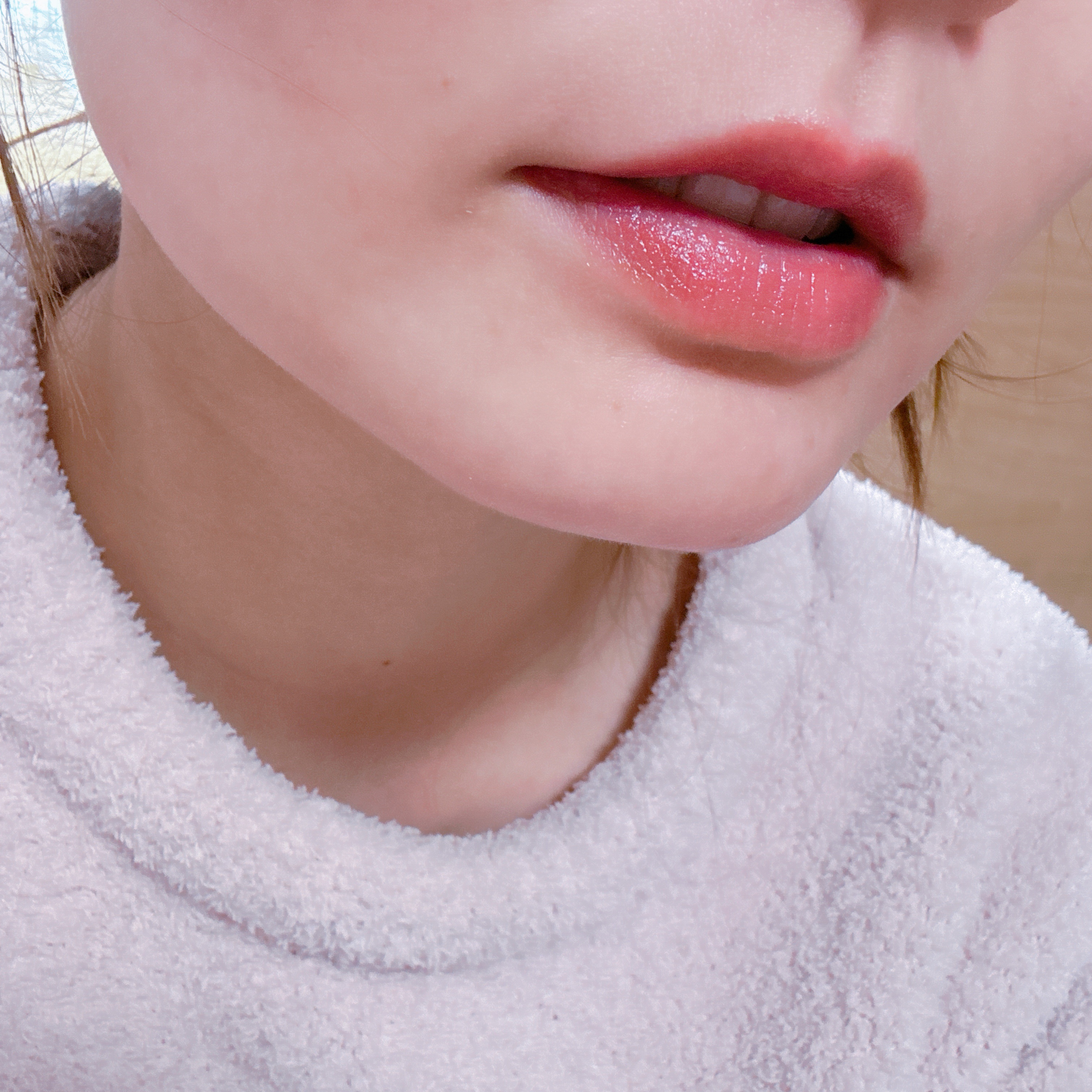 ゲットイットティントグレーズバーム/TONYMOLY/リップティントを使ったクチコミ（3枚目）