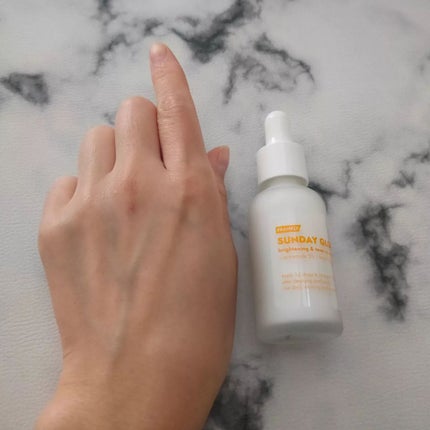 サンデーグローセラム/Frankly/美容液を使ったクチコミ(5枚目)