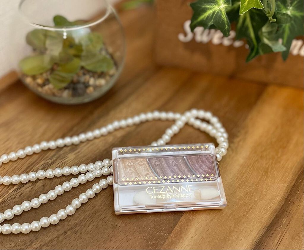 トーンアップアイシャドウ/CEZANNE/アイシャドウパレットを使ったクチコミ(1枚目)