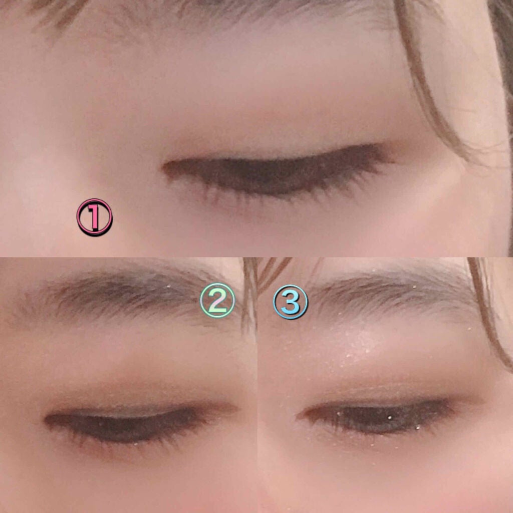 トリプルレシピアイズ/インテグレート/アイシャドウパレットを使ったクチコミ(2枚目)