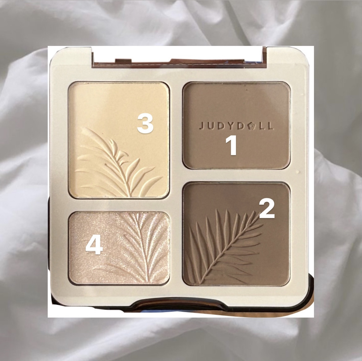 JUDYDOLL メリハリマスターパレット 02 ウォームトーン/JUDYDOLL/パウダーハイライトを使ったクチコミ（2枚目）