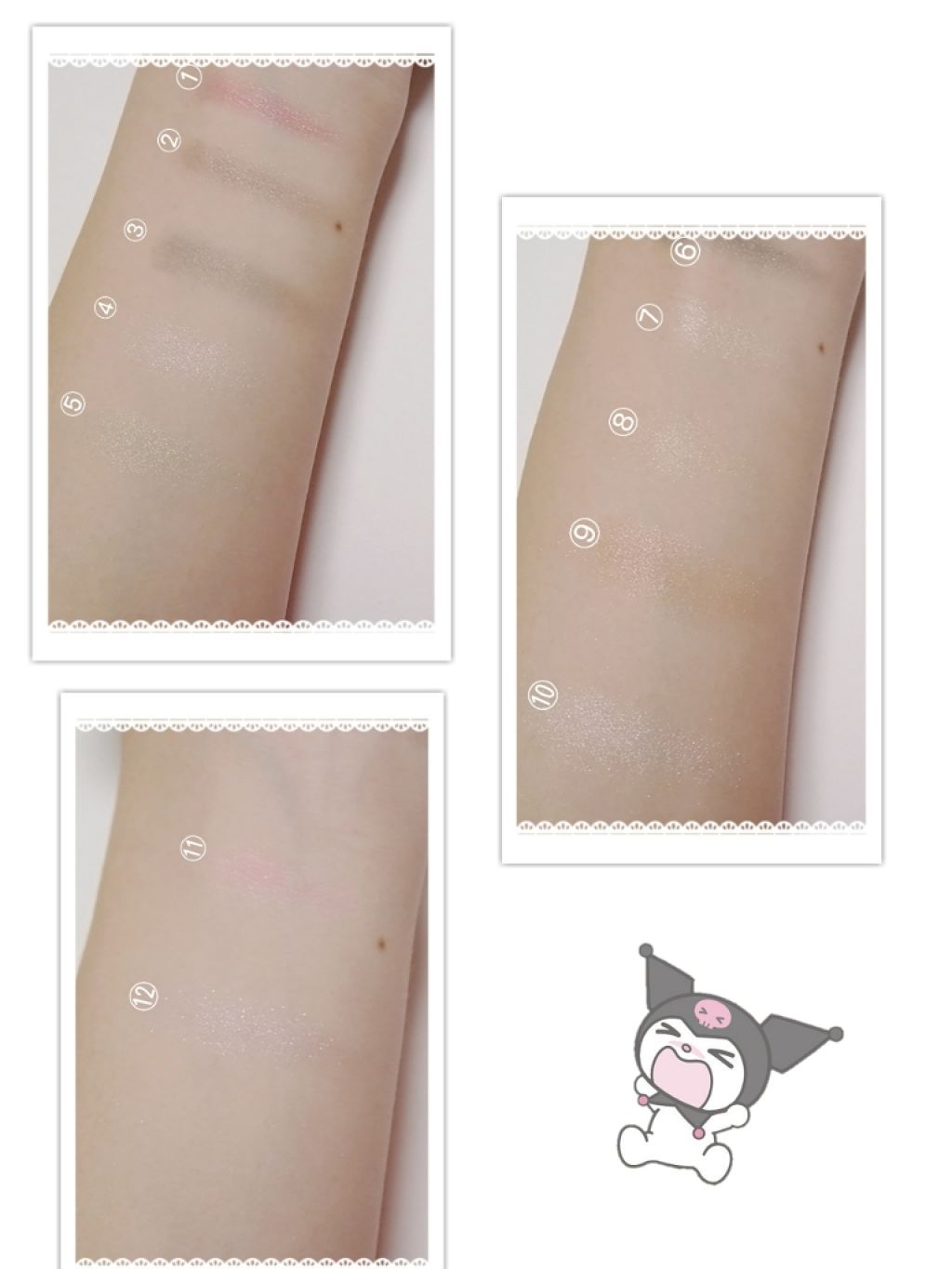 12色アイシャドウパレット/LOUJENE/アイシャドウパレットを使ったクチコミ（3枚目）