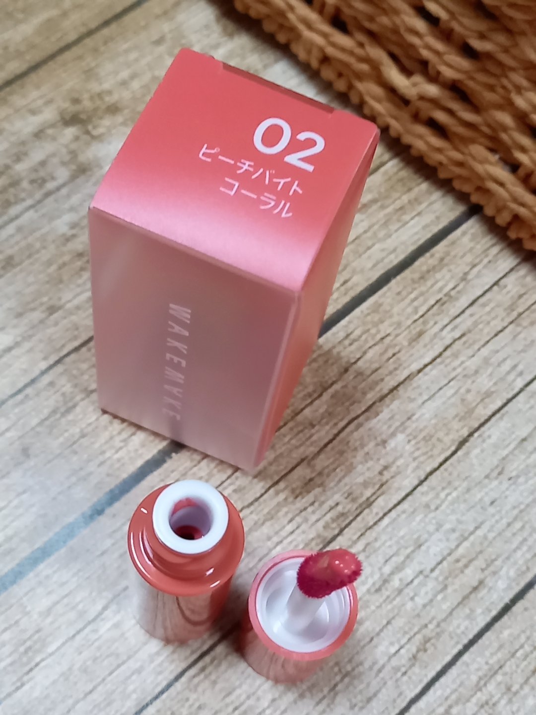 デュイジェルグロウティント/wakemake/リップティントを使ったクチコミ（2枚目）