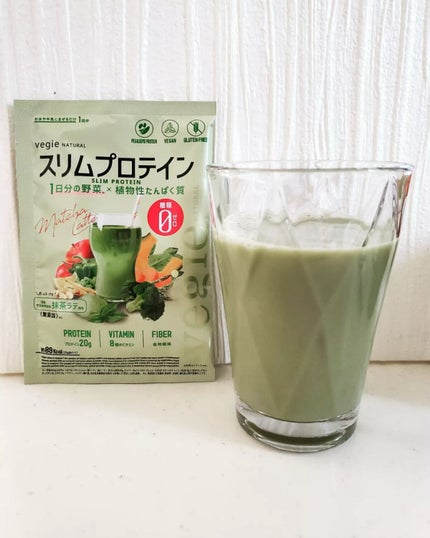 スリムプロテイン/vegie natural/ソイプロテインを使ったクチコミ(4枚目)