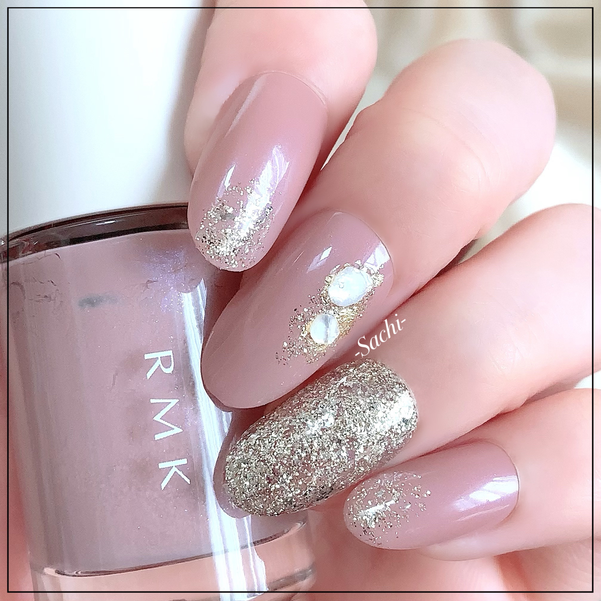 RMK ネイルラッカー 04 Antique Dress アンティーク ドレス/RMK/マニキュアを使ったクチコミ（1枚目）