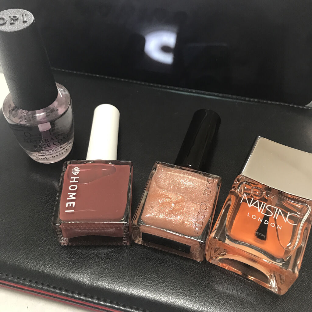 ナチュラルネイル ベースコート/O・P・I/ネイルベースコートを使ったクチコミ（2枚目）