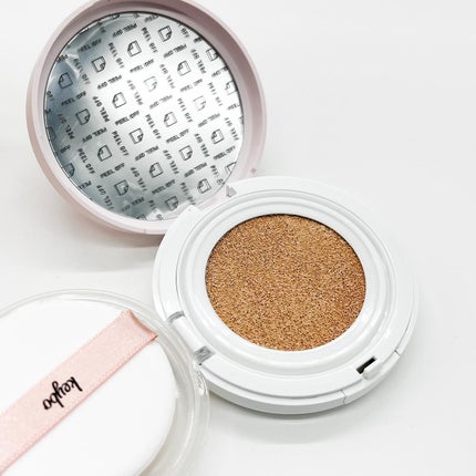 F5 リフレッシュクッション/keybo/クッションファンデーションを使ったクチコミ(3枚目)