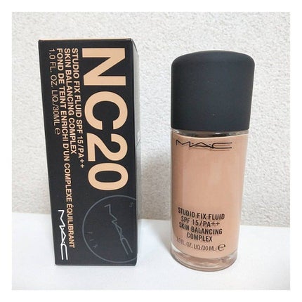 スタジオフィックス フルイッド SPF 15/M・A・C/リキッドファンデーションを使ったクチコミ(1枚目)