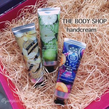 THE BODY SHOP ハンドクリーム リッチプラムのクチコミ「*
*
#thebodyshop
#handcream
⁡
🌸warm banilla
🍐ju.....」（1枚目）